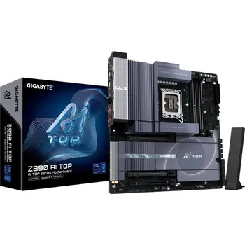 Základní deska GIGABYTE MB Sc LGA1851 Z890 AI TOP, Intel Z890, 4xDDR5, 3xThunderbolt, 1xHDMI, WI-FI, E-ATX