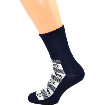 Pánské ponožky Gapo Pánské thermo zimní ponožky SOBÍK 1. Velikost: 7-8 (EU 41-42), 2. Barva: tmavě modrá