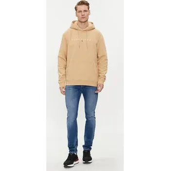 Dámská mikina Tommy Jeans Mikina Linear Logo DM0DM17985 Béžová Regular Fit S