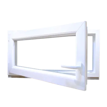 Okno Plastové okno 110x45 cm (1100x450 mm) | bílé | jednokřídlé | levé