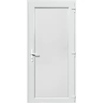 Interiérové dveře Bílé nebo Antracitové plastové dveře vstupní | model 01 - 90 cm, 210 cm, Bílé