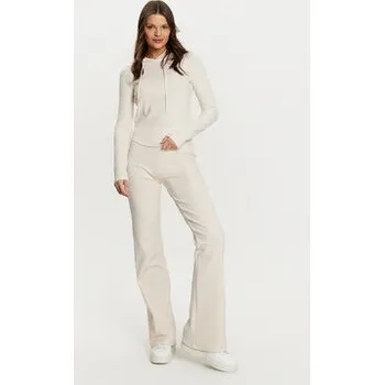 Dámské kalhoty Guess Úpletové kalhoty V5RB06 KCLH0 Écru Regular Fit L