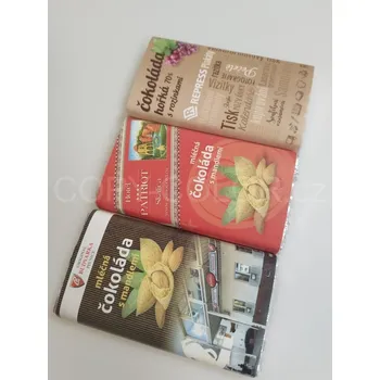 Čokoláda HOŘKÁ čokoláda s chilli 170 g - lesklý přebal s vlastním potiskem