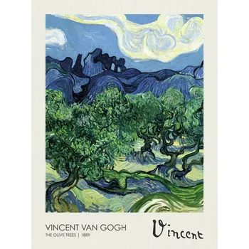 Plakát Plakát, Obraz - The Olive Trees (1889), Vincent van Gogh