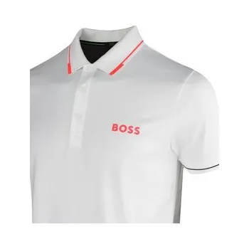 Pánské tričko HUGO BOSS Polokošile 50506203 Bílá Slim Fit L