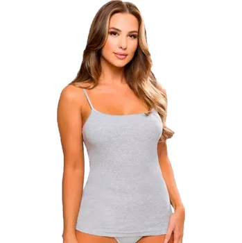 Dámská košilka Rita na úzké ramínka Emili Barva/Velikost: světlý melír / M/L