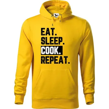 Pánská mikina DOBRÝ TRIKO Pánská mikina s potiskem Cook Velikost pánské mikiny: 2XL, Barva: Žlutá