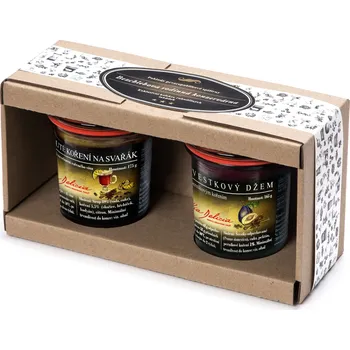 Dárkový potravinový koš Via Delicia Dárková kazeta České Vánoce