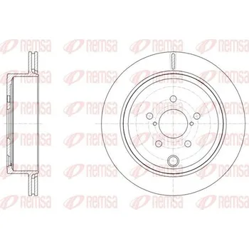 Brzdový kotouč Brzdový kotouč REMSA 61536.10