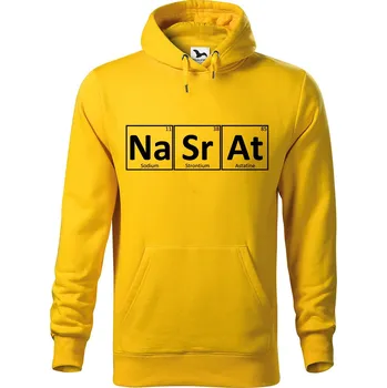 Pánská mikina DOBRÝ TRIKO Pánská mikina s potiskem Na Sr At Velikost pánské mikiny: 3XL, Barva: Žlutá