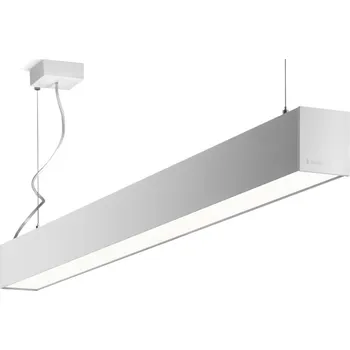 Halla Robustní svěšené LED svítidlo Lina80 Direct&Indirect Barva: Stříbrná, Délka: 1688 mm, Teplota chromatičnosti / Stmívání: 3000 Kelvinů / Stmívatelné DALI 11-501K-30GHD/830- S