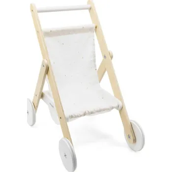 Viga DŘEVO PolarB Kočárek pro panenku miminko golfky (dřevěná hračka)