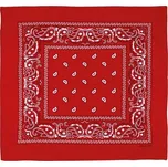 Bandana ornament červený (Bavlněný šátek bandana)