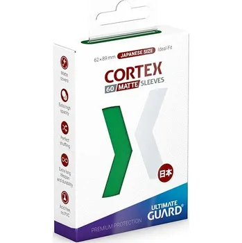 Příslušenství ke karetním hrám Ultimate Guard - obaly na karty - Cortex Sleeves Japanese Size Matte Green 60 ks