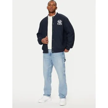 Pánský bomber Champion Bunda bomber 220358 Tmavomodrá Regular Fit XL