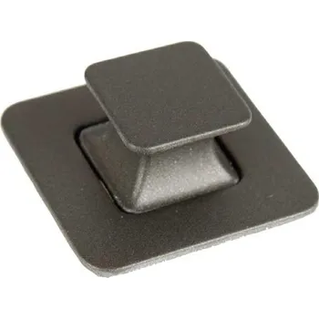 Příslušenství ke karavanu Zamykací systém Push Lock hranatý pro skříně a šuplíky 42x42 mm matný chrom