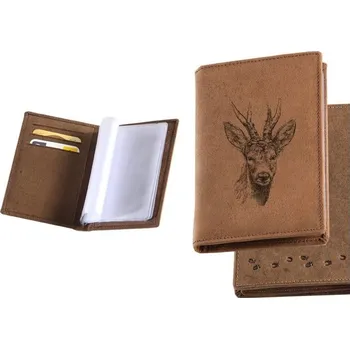 Obal na doklad Pouzdro na myslivecké doklady "Srnec Hlava"