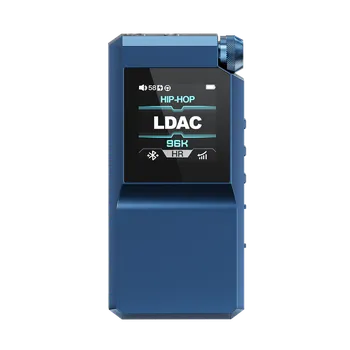 Elektronika FiiO BTR17 modrá (Bezdrátový sluchátkový zesilovač. Bluetooth čip QCC5181, duální DAC čip ES9069Q, až 650mW na kanál.)