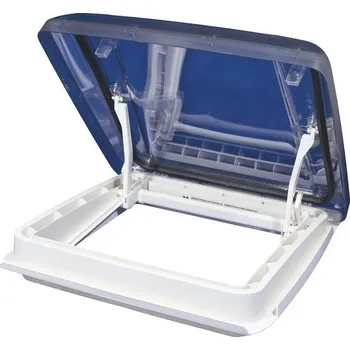 Příslušenství ke karavanu Střešní digestoř VisionStar M pro 2, 40x40 cm bílá bez LED, kouřové sklo