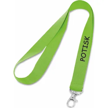 ON-DESIGN Šňůrka na krk LARIAT s potiskem Barva: trávově zelená, POTISK - reklamní předměty: 500 ks, Počet potisků: 2 ks