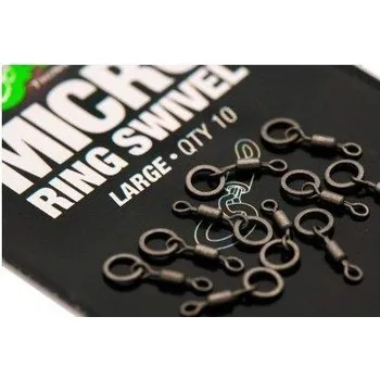 Korda mikroobratlíky Micro Rig Ring Swivels 10 ks Varianta: Medium (KMRSM)