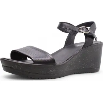 Dámské sandále DÁMSKÉ SANDÁLY IMAC I2530e61 ČERNÁ Barva: Černá, Velikost: 38