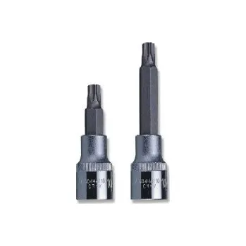 Gola hlavice Zástrčné hlavice Torx, 1/2", velikosti T20-T70, délka 100 mm - JONNESWAY, Velikost: T30