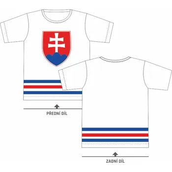 ON-DESIGN Dres se slovenským znakem Velikost: 2XL, Barva: bílá