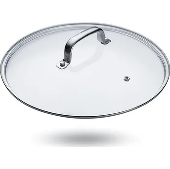 BERNDORF Skleněná poklice 24 cm s nerezovou obručí