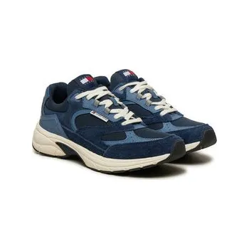 Dámská obuv Tommy Jeans Sneakersy The Coney Suede EM0EM01501 Tmavomodrá 43