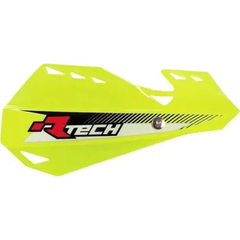 Chránič řídítek pro čtyřkolku RTECH Kryty Páček Dual Evo, Neon Žluté, Vč. Montážní Sady