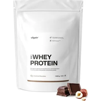 Sportovní výživa Vilgain Whey Protein 1000 g Chocolate with hazelnuts
