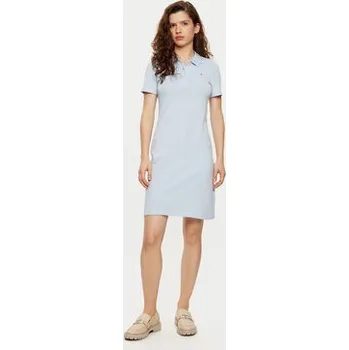 Dámské šaty Tommy Hilfiger Každodenní šaty WW0WW43228 Modrá Slim Fit XXS