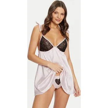 Dámská noční košile Guess Noční košilka O5RG23 WGXR0 Růžová Regular Fit S