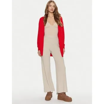 Dámský svetr Pieces Kardigan Natalie 17156644 Červená Loose Fit M