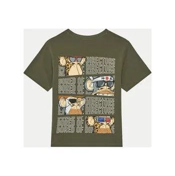 Pánské tričko NAME IT T-Shirt 13238524 Zelená Regular Fit 158_164