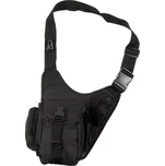 Taška přes rameno černá MFH 30702A (Multi-taška přes rameno pro volný čas a cestování)