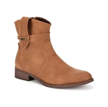 Dámská obuv Clara Barson Kovbojská obuv WS23280-01 Hnědá 36