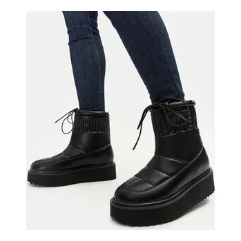 Dámské kozačky LOVE MOSCHINO Polokozačky JA24266I0LIE0000 Černá 38