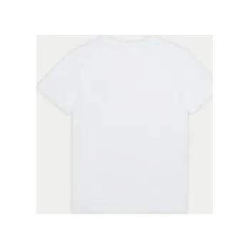 Pánské tričko Calvin Klein Jeans T-Shirt IU0IU00678 Bílá Regular Fit 8Y