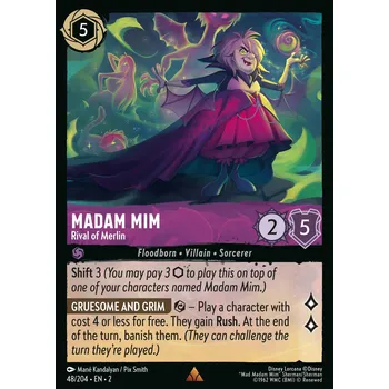 Karetní hra Madam Mim 048/204 - Rise of the Floodborn Typ karty: Foil