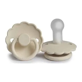 dudlíky CUMLÍK FRIGG DAISY CREAM, +6M, SILIKÓN