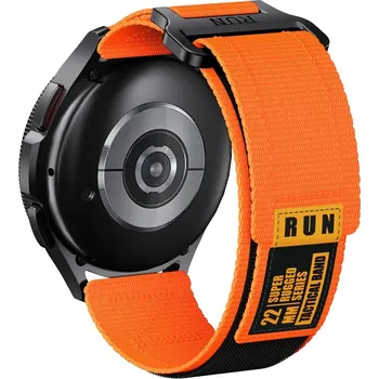 Řemínek na hodinky Enem Runcool nylonový rychloupínací řemínek 20mm - Oranžový IR-AWGW-0354