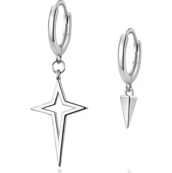 Náušnice For Silver Asymetrické náušnice Hvězda - Stříbro 925