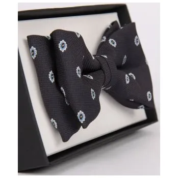 Motýlek ELSNER Motýlek BUTTERFLY Z JEDWABNEGO ŻAKARDU A5373 Šedá OS