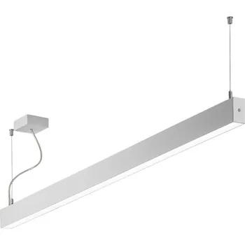 Halla Svěšené lineární svítidlo nad jídelní a kancelářské stoly Lina35 Barva: Stříbrná, Délka: 2249 mm, Teplota chromatičnosti / Stmívání: 3000 Kelvinů / Nestmívatelné 35-500K-40GGE/830- S