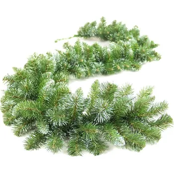 Vánoční dekorace Anna EA0057 girlanda 100 cm zelená