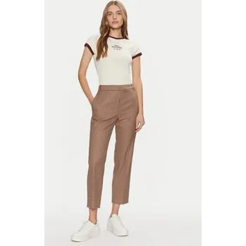 Pánské oblečení Tommy Hilfiger T-Shirt WW0WW43898 Béžová Slim Fit S