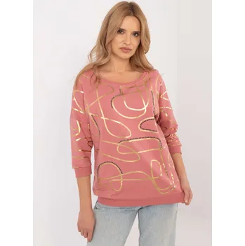 Dámská halenka Dámská tmavě růžová halenka FPrice s krátkým rukávem, M i523_5906694001192