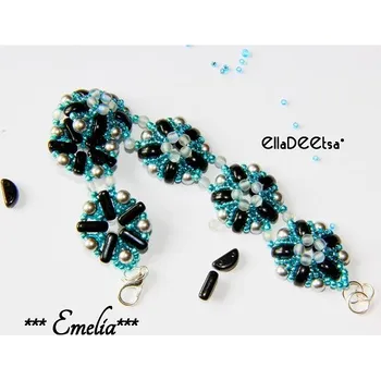 Korálek Náramek Emelia č.823 - stavebnice